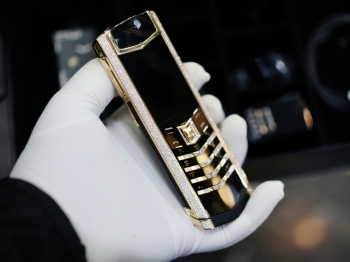 Signature S Rose Gold Full Diamond